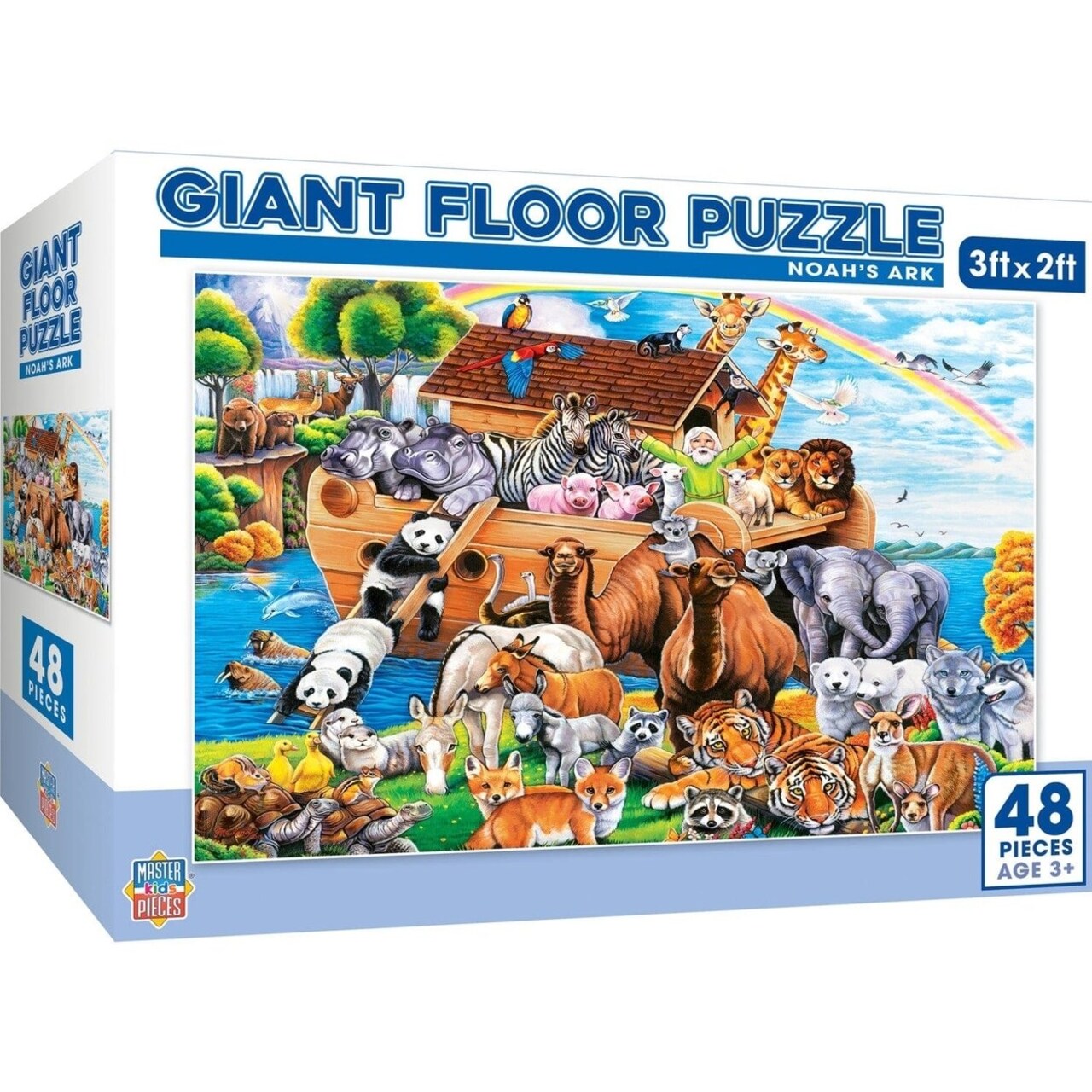Noahs Ark 48 Piece Giant Floor Puzzle Recycled Kids Educational Fun Activity